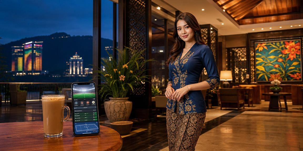 Pengguna re4r mengakses kasino mudah alih di Genting Highlands Malaysia